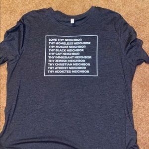 Size 3xl “Love Thy Neighbor” tshirt
